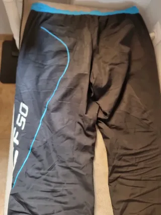 Pantalón Chándal Adidas Negro y Azul