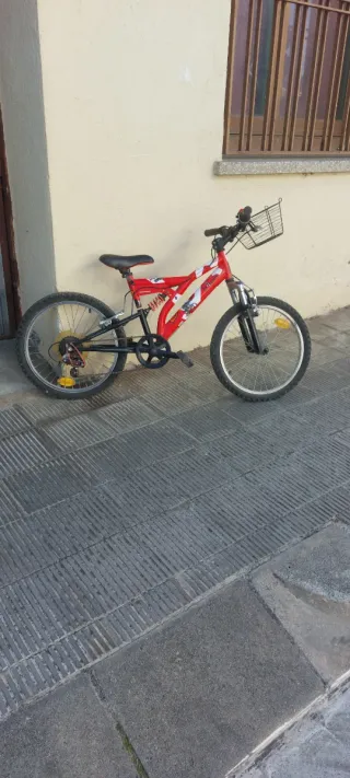Bicicleta Montaña Infantil Roja
