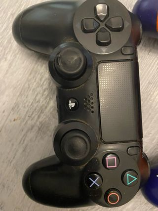 2 Joysticks PS4 Sony Naranja y Negro