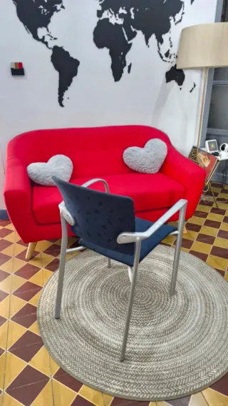 4 Sillas de Oficina Apilables