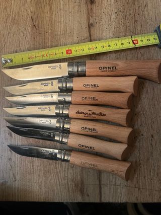 Set di 7 coltelli Opinel Inox Savoie Francia