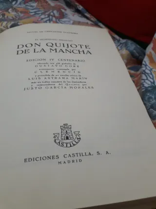 DON QUIJOTE DE LA MANCHA EDICION IV CENTENARIO