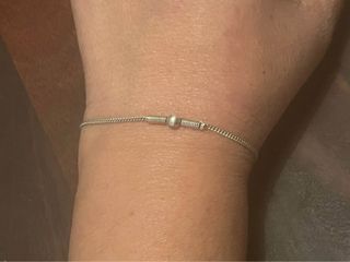 Bracciale in argento con sfera