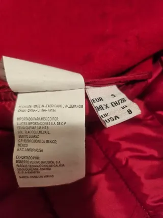 Chaqueta Lana Doble Faz Roberto Verino Roja