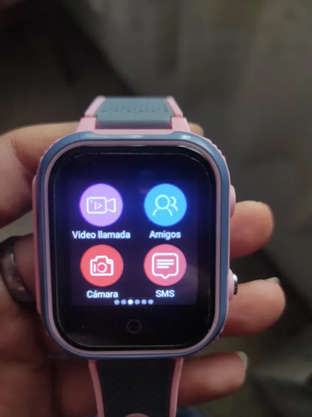 Smartwatch Gris y Rosa