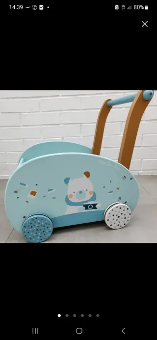 Correpasillos de madera