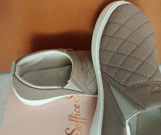 Scarpe donna casual beige/marrone