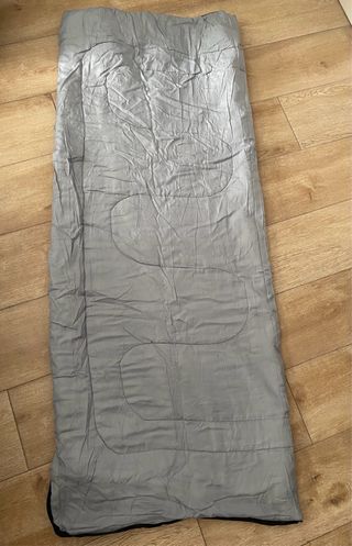 Saco de dormir azul y gris
