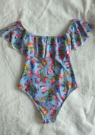 Bañador de mujer con estampado de mariposas