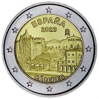 2 Euros España 2023 Cáceres