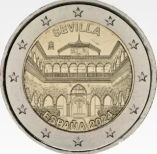 Moneda 2 euros Sevilla España 2024
