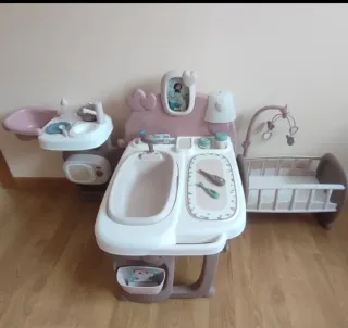 Bañera y cambiador para bebé