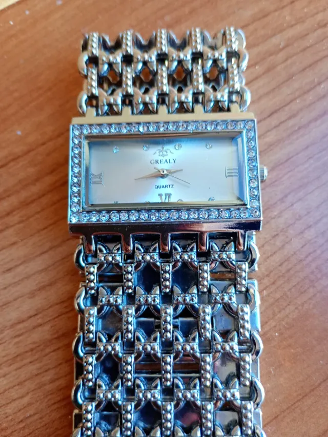 Reloj GREALY Vintage Dorado y Plateado