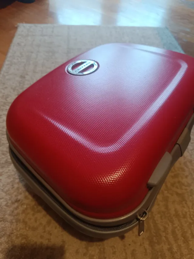 Beauty case Ghepard rosso, vintage