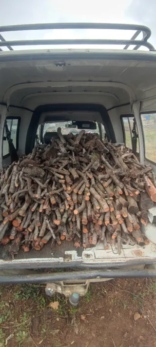 Leña pequeña para chimenea o barbacoa