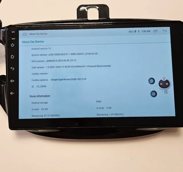 Pantalla Android Opel Corsa/Adam/Antara