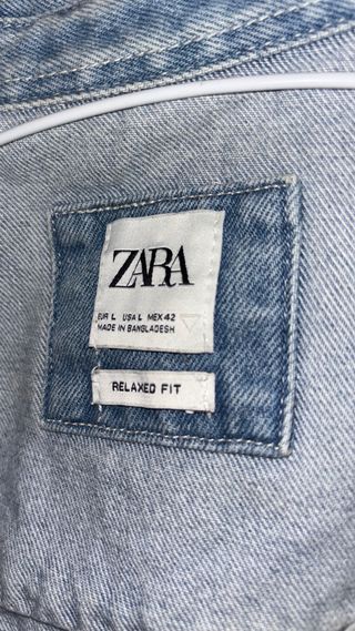 Chaqueta vaquera Zara Talla L