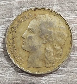 Moneda 1 Peseta 1937 República Española