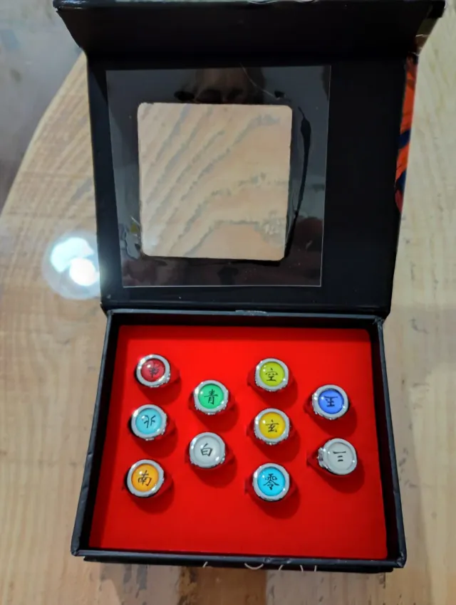 Colección Anillos Naruto Nuevos