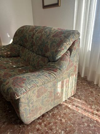 Sofá 3+2 plazas estampado