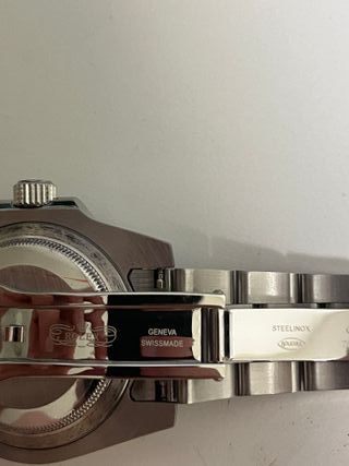 Reloj Rolex Submariner Azul y Plateado