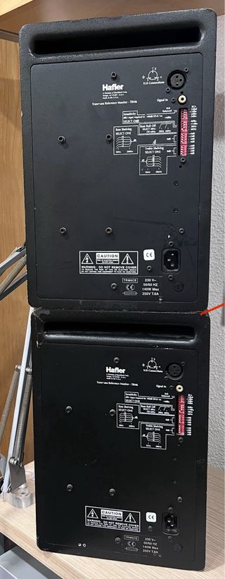 Monitores de estudio Hafler +tarjeta TASCAM