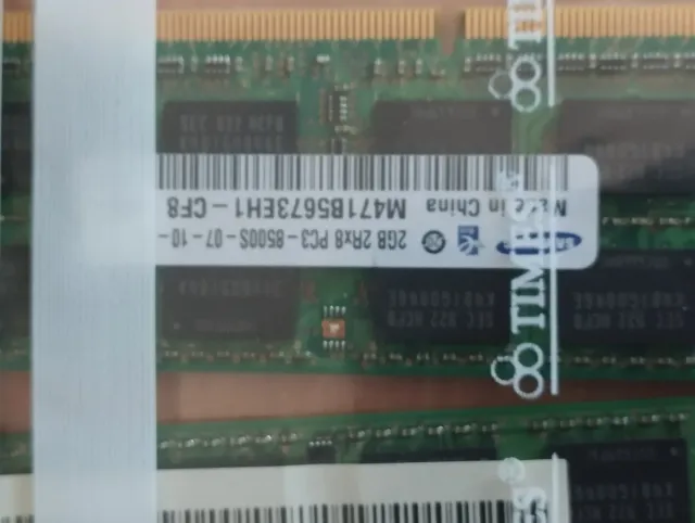 2x 2GB SODIMM DDR3 8500S PC3 Módulos RAM Portátil