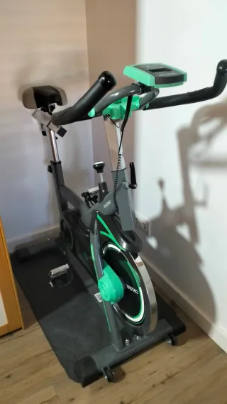 Bicicleta Cicling Cecotec Gris y Verde