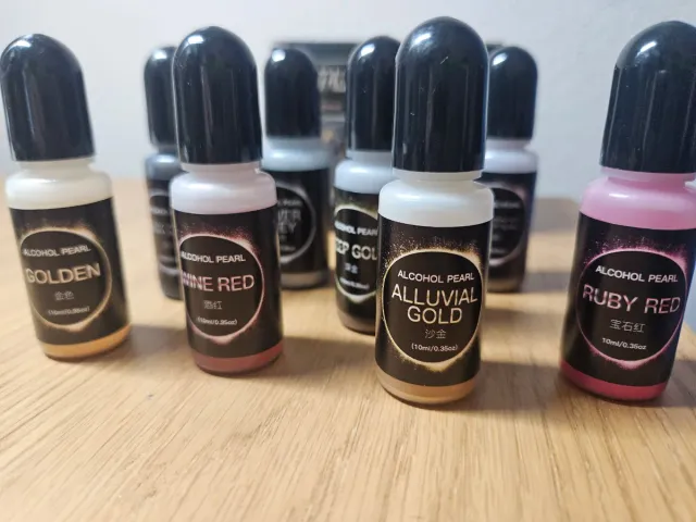 Set di 12 colori alcolici metallizzati