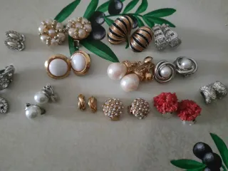 Set Orecchini Vintage Oro Argento