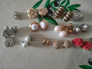 Set Orecchini Vintage Oro Argento