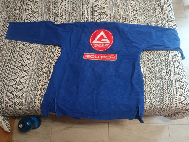 Kimono BJJ Gracie Barra Legacy azul, Talla A2L