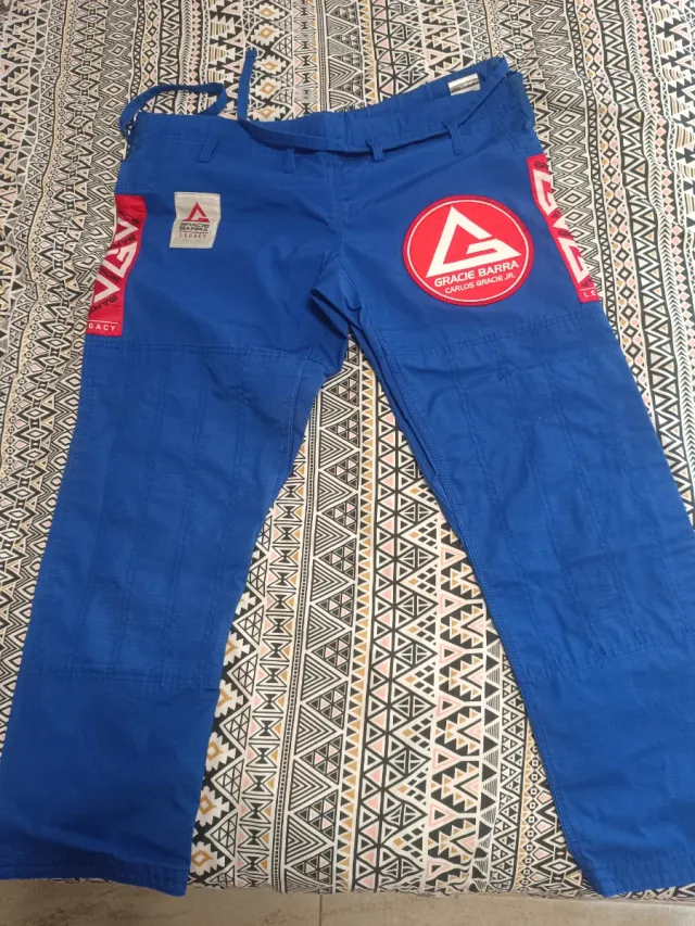Kimono BJJ Gracie Barra Legacy azul, Talla A2L
