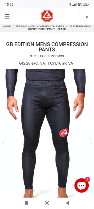 Kimono BJJ Gracie Barra Legacy azul, Talla A2L