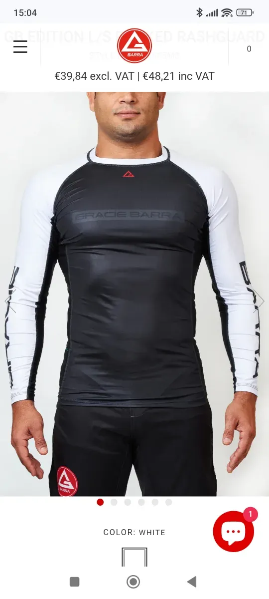 Kimono BJJ Gracie Barra Legacy azul, Talla A2L