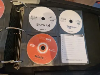 Maleta para discos + 203 dvd