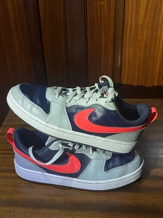 Zapatillas Nike niño gris y rojo