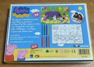 Puzzle Peppa Pig da colorare 35 pezzi