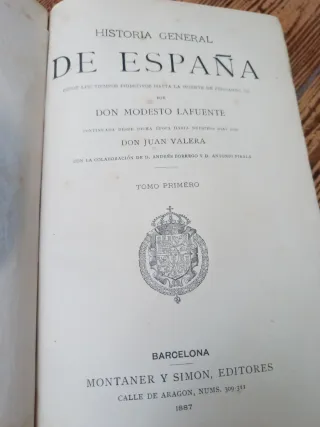 Historia General de España por D. Modesto Lafuente