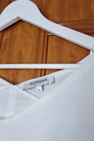 Camisola Morgan Branca Tamanho L