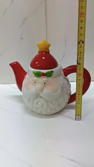 Teiera Babbo Natale in ceramica