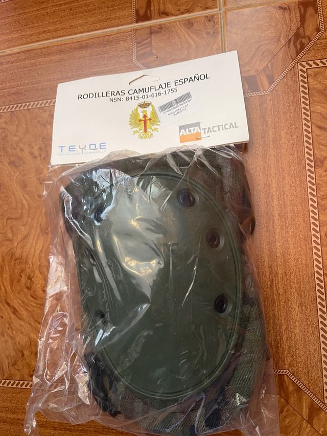 Rodilleras y coderas ET camuflaje español