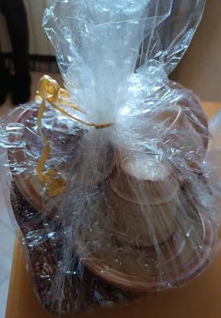 Confezione regalo 3 tazzine caffè con piattini