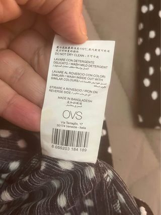 Vestito Oviesse pois tg L con cintura