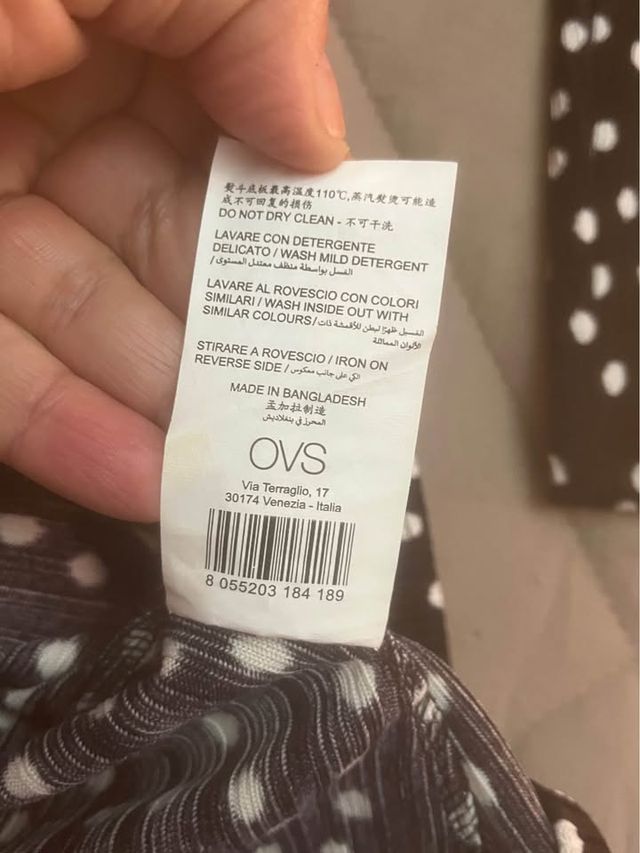 Vestito Oviesse pois tg L con cintura