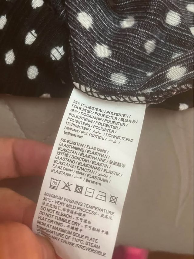 Vestito Oviesse pois tg L con cintura