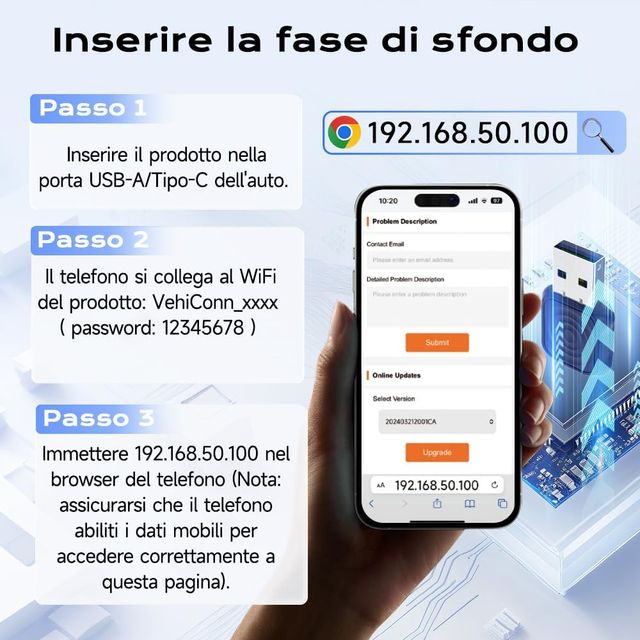 Carlinkit Mini Adattatore Wireless USB-A/C