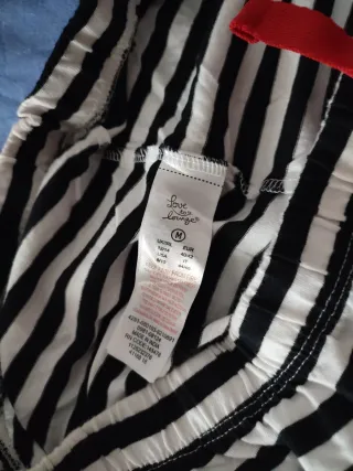 Pijama corto rayas