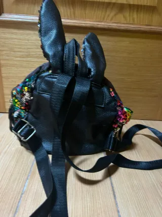 Mochila lentejuelas orejas conejo
