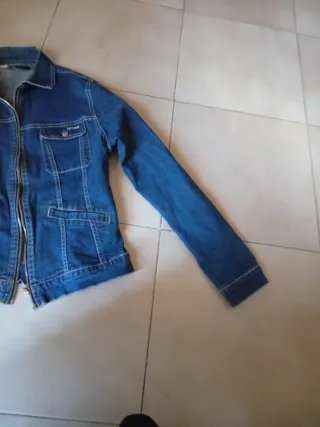 Cazadora vaquera azul